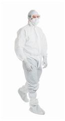 KIMTECH PURE A6 Cleanroom Coveralls, Med