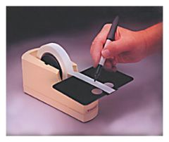 LBL Tape Dispenser w/Writing Platfrm,Sgl