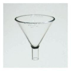 Funnel Pyrex, Short Wide Stem, 75mm Top