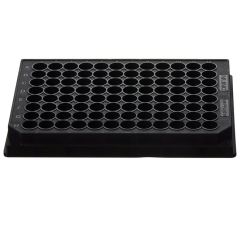 PLATE V96WELL PP BLK 120/CS