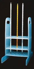 Thermometer Rack, HDPE, Holds 25 therm.